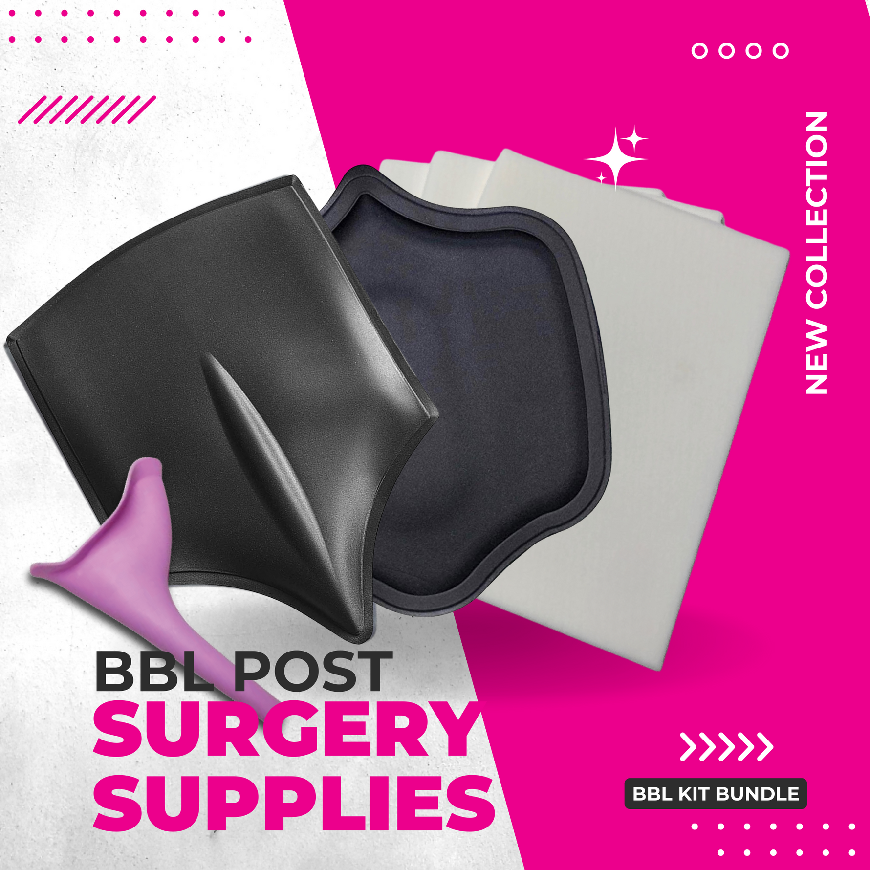 BBL Pillow Post-Op Essentials Kit: Ultimate Comfort for Sitting - Bombshell Booty Pillow