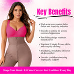 High-Waist Tummy Control Shapewear Shorts | Seamless Zip Up Body Shaper