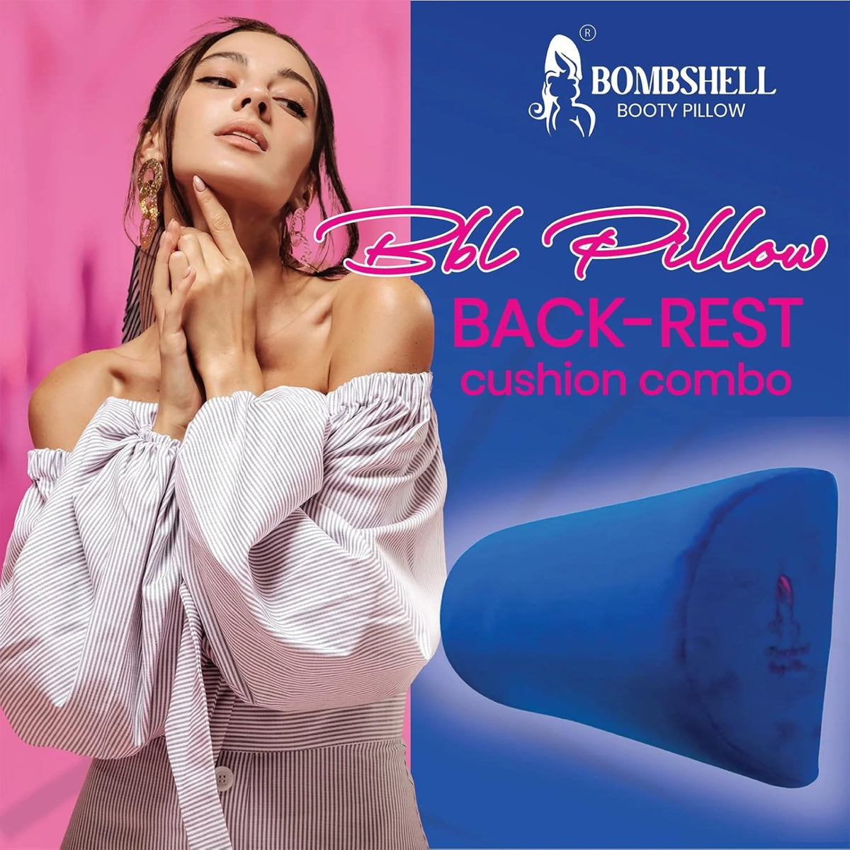 Lumbar Support Pillow for Office Chair, Detachable Back Support for Office Chair Lumbar Pillow, Breathable Lower Back Support Pillow 