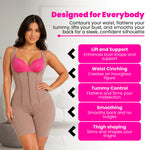 PostSurgeryU-ShapedBustSupportTwoSteelBonesWaistandAbdomenControlShapewear