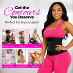 Women's Sauna Waist Trainer Corset | Sweat Belt with Back Support
