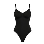 Women's Seamless V-Neck Bodysuit Shapewear | Tummy Control Sleeveless