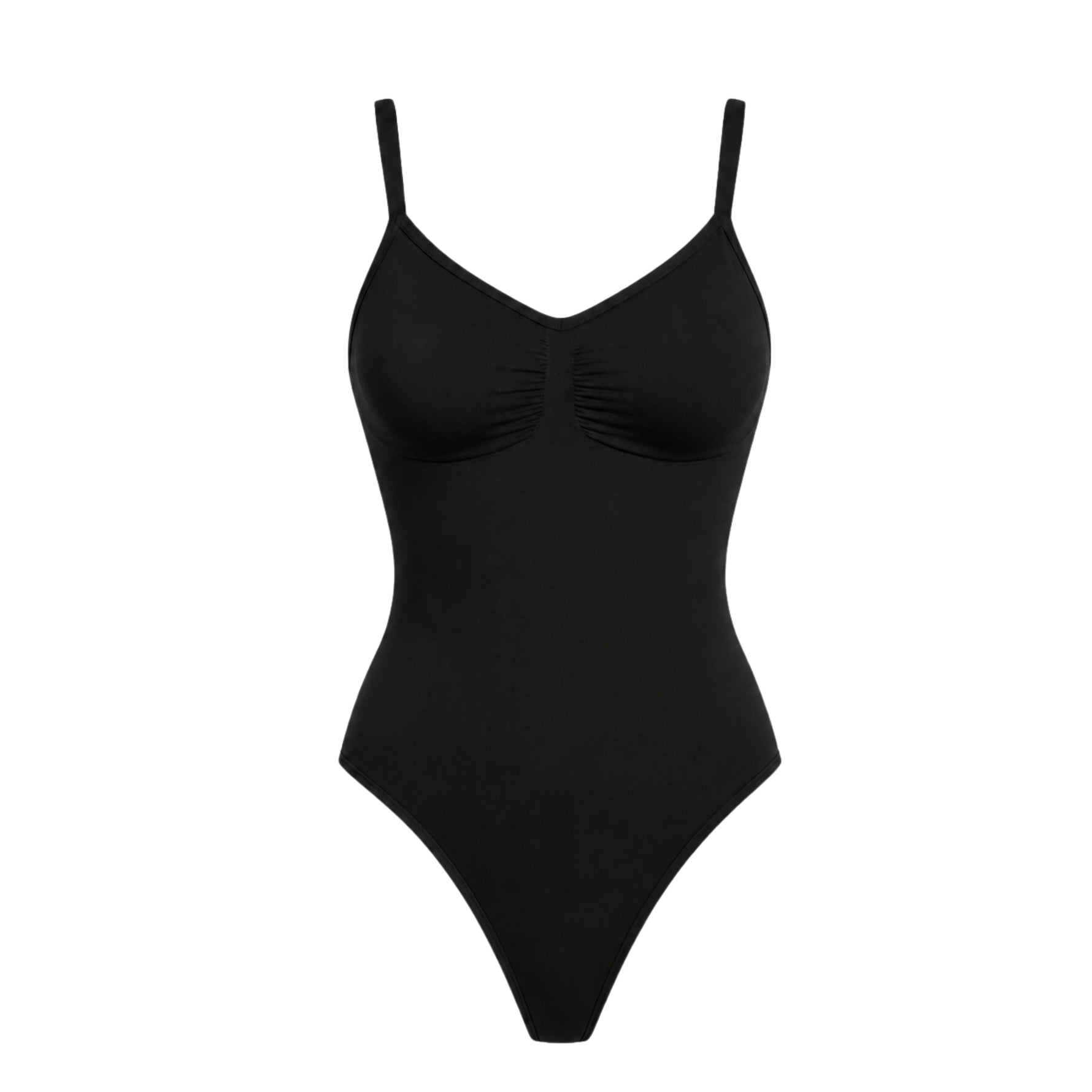 Women's Seamless V-Neck Bodysuit Shapewear | Tummy Control Sleeveless