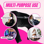 "Multi-Purpose Use" – product with 4 use-case circles: Office Chair, Car Seat, Gaming Chair, Wheelchair