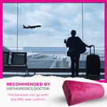 bbl pillow with back support pink - Bombshell Booty Pillow