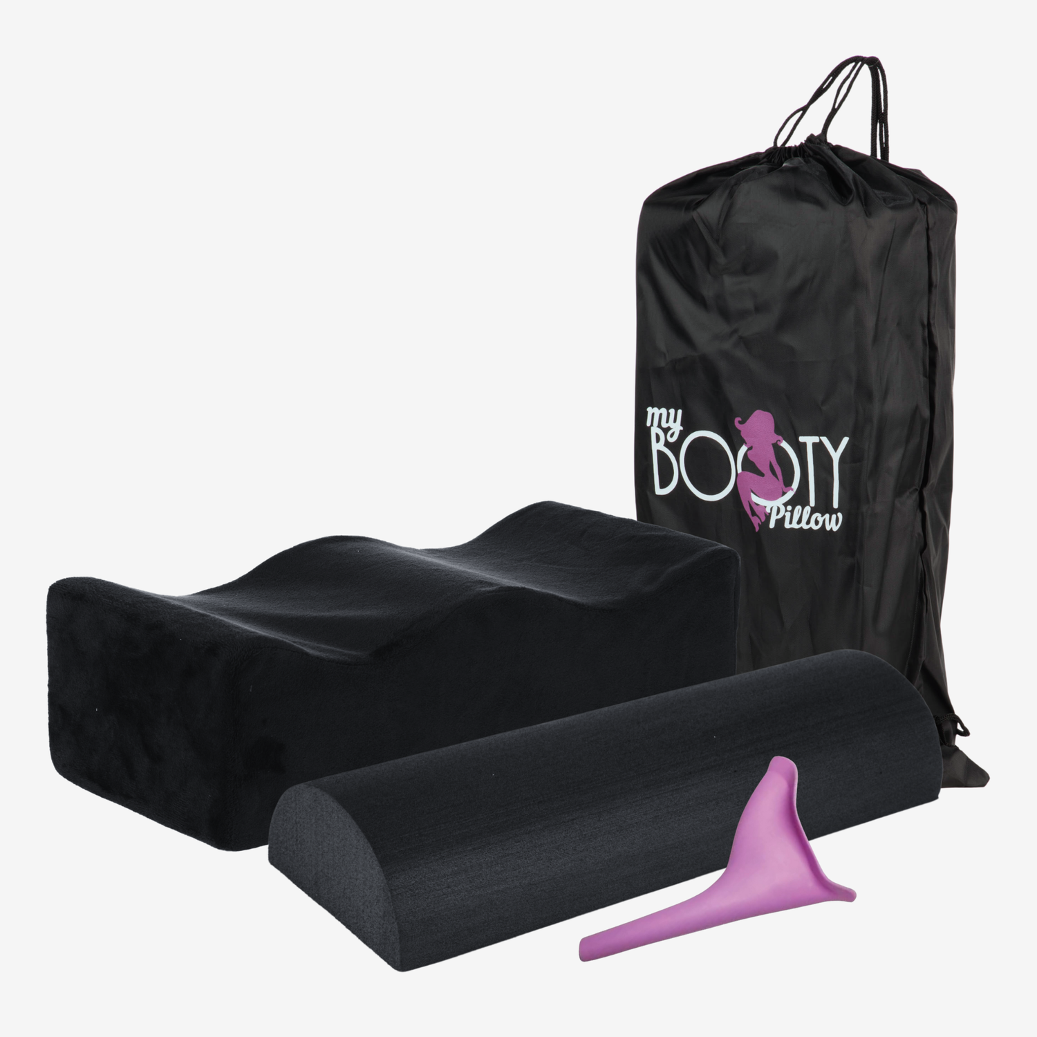 The perfect pillow My Booty Cushion Pillow, Black Toilet Riser - Bombshell Booty Pillow