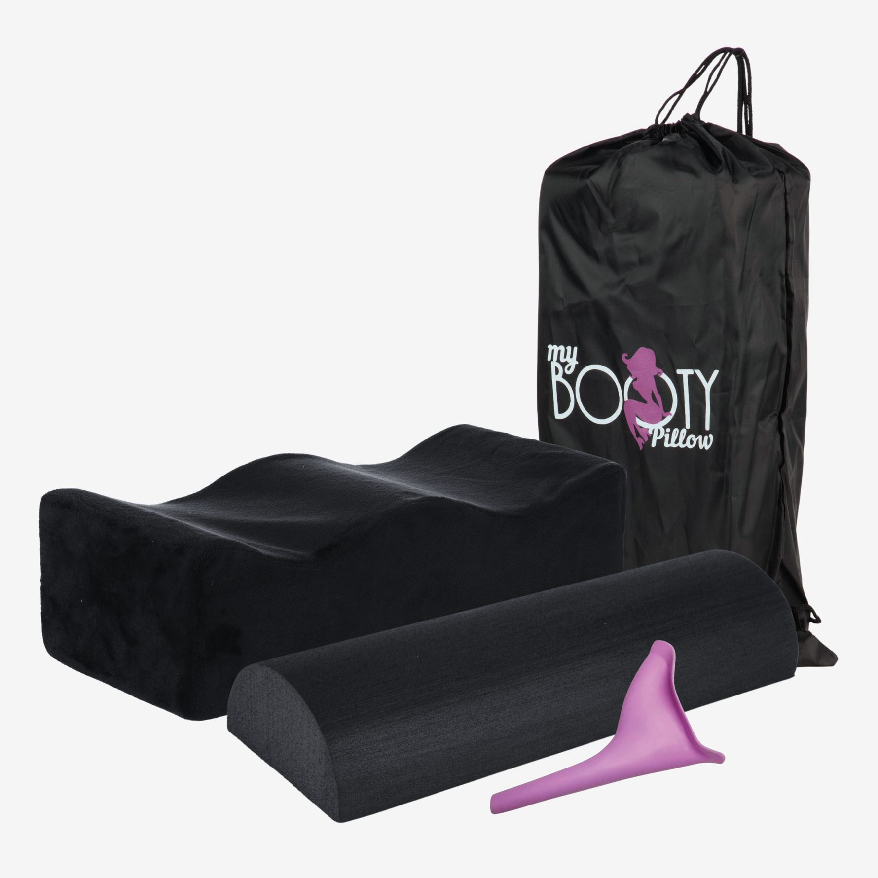 The perfect pillow My Booty Cushion Pillow, Black Toilet Riser - Bombshell Booty Pillow
