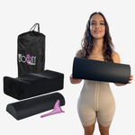 The perfect pillow My Booty Cushion Pillow, Black Toilet Riser - Bombshell Booty Pillow