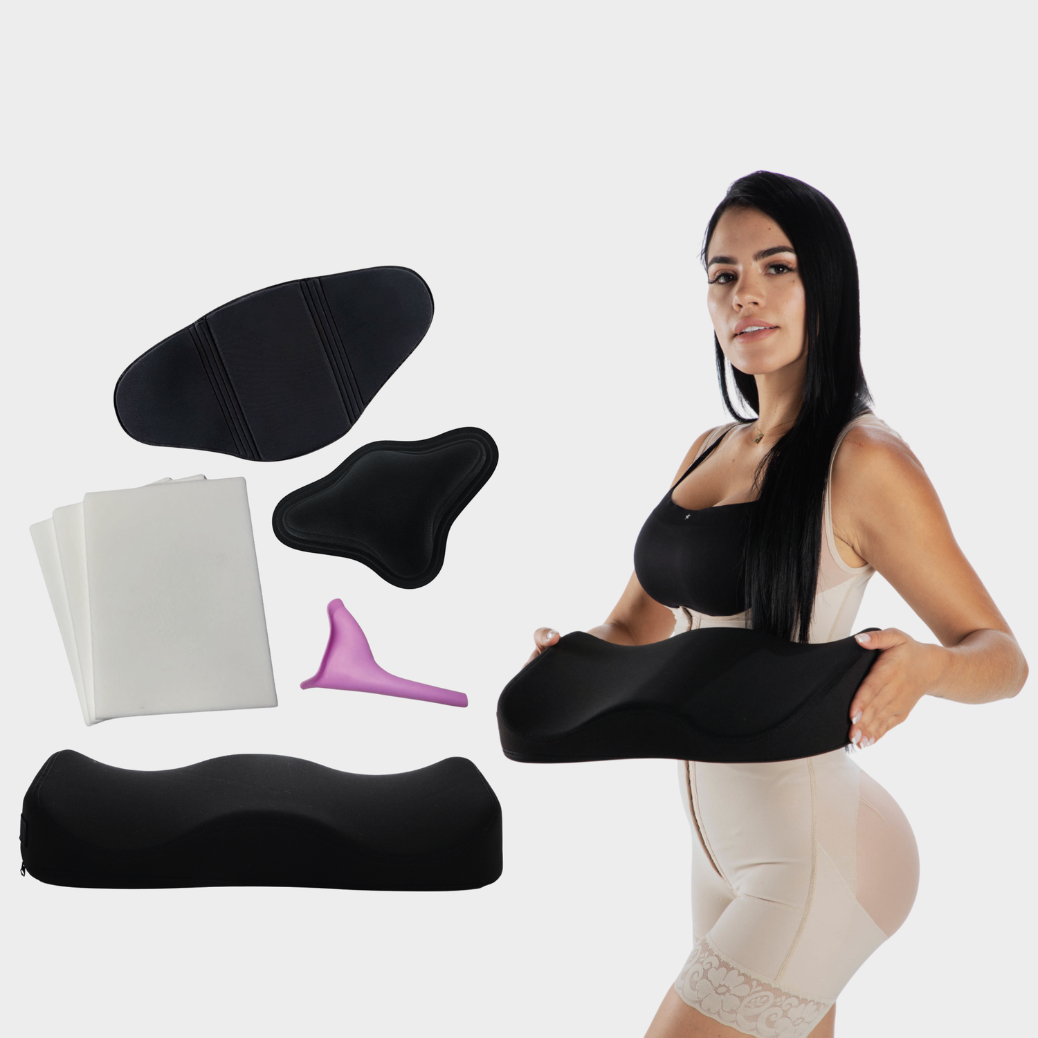 Revitalize Your Recovery: Bombshell Booty bbl Driving Pillow Recovery kit - Bombshell Booty Pillow