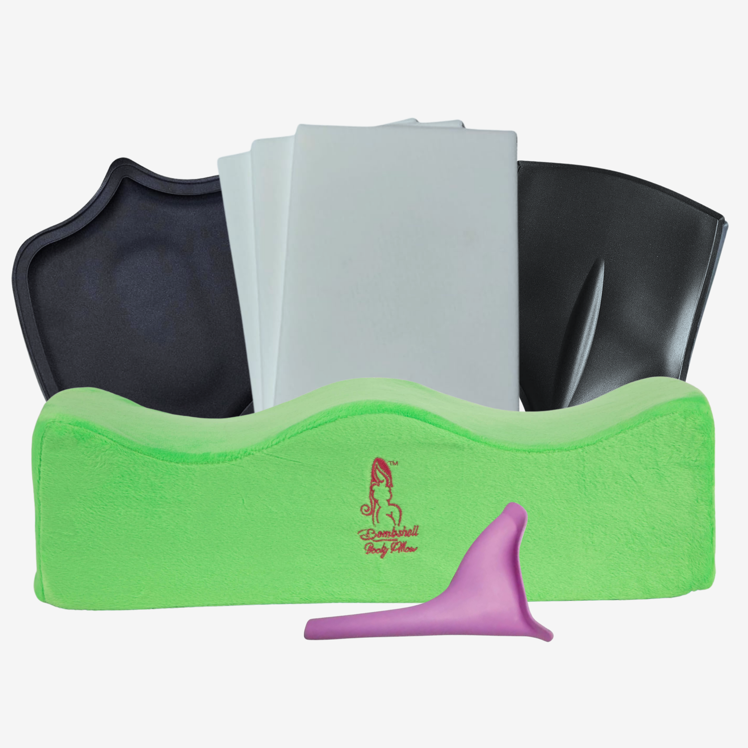 Bombshell Neon Green BBL Pillow Recovery Kit Bundle - Bombshell Booty Pillow