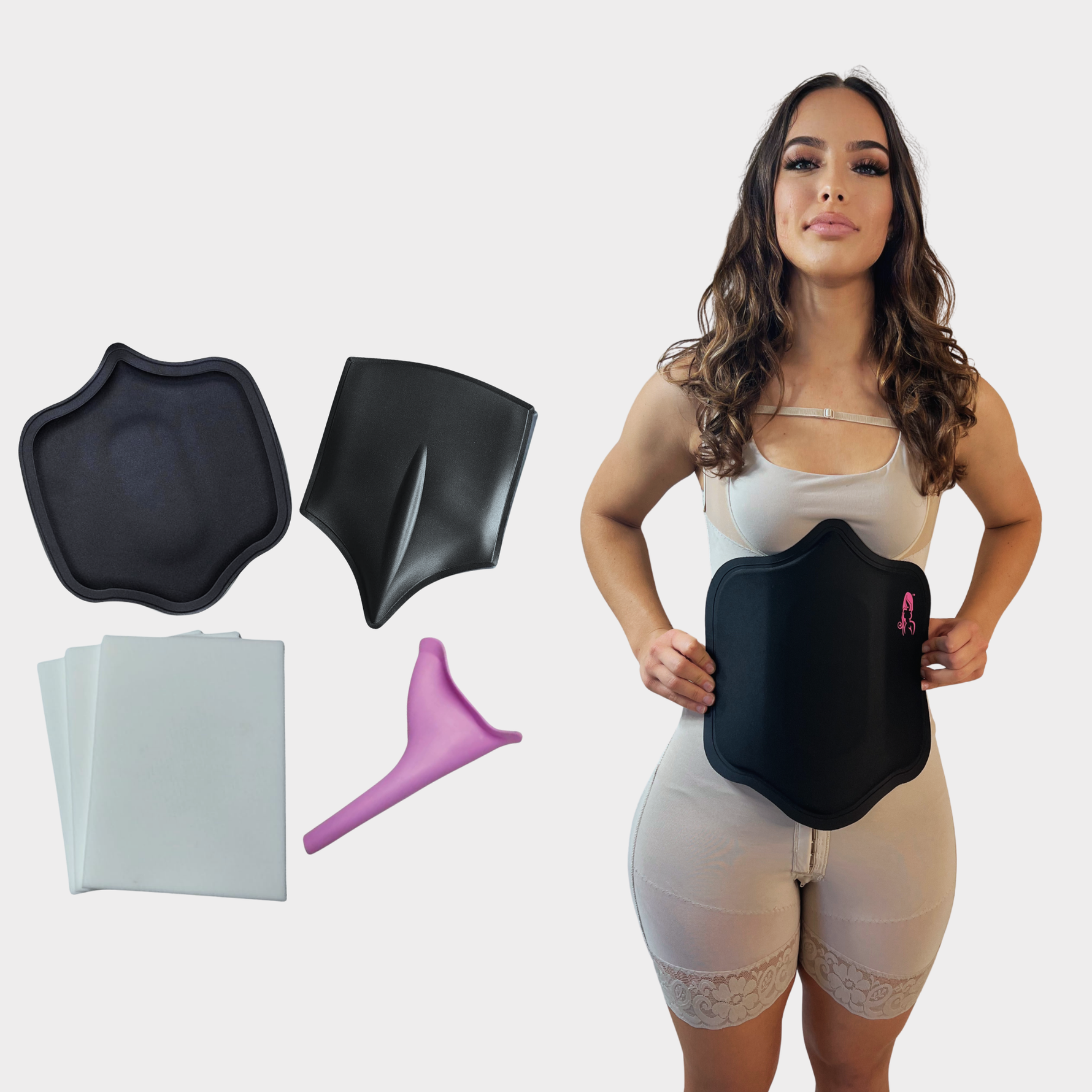 BBL POST OP LIPO Essential SUPPLIES PACKAGE FOR PLASTIC SURGERY - Bombshell Booty Pillow