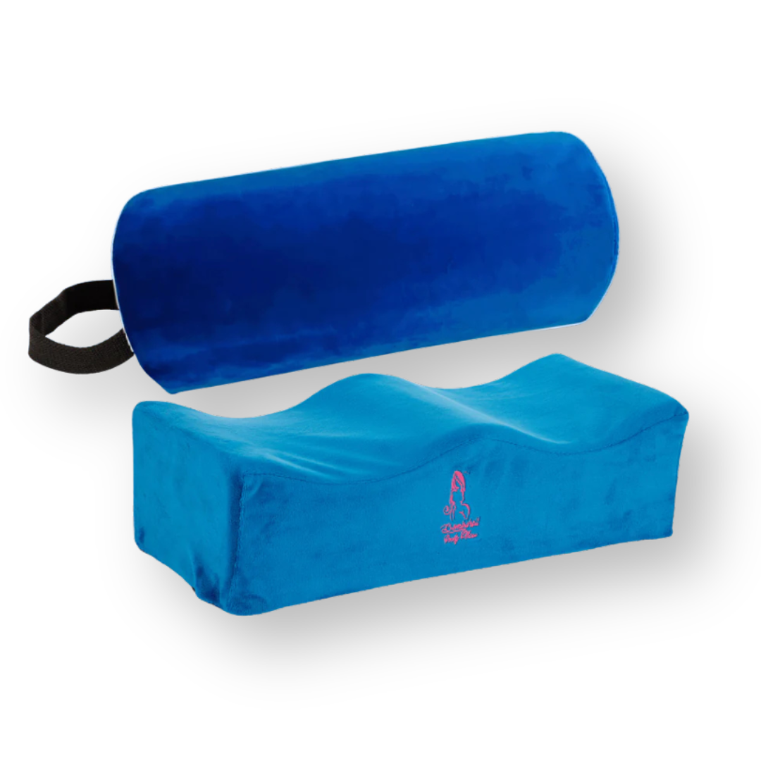 bbl pillow with back support set-blue - Bombshell Booty Pillow