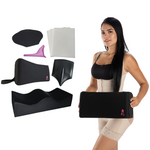 BBL Post-Op Essentials Kit: Pillow, Lumbar Backboard & Lipo Boards - Bombshell Booty Pillow