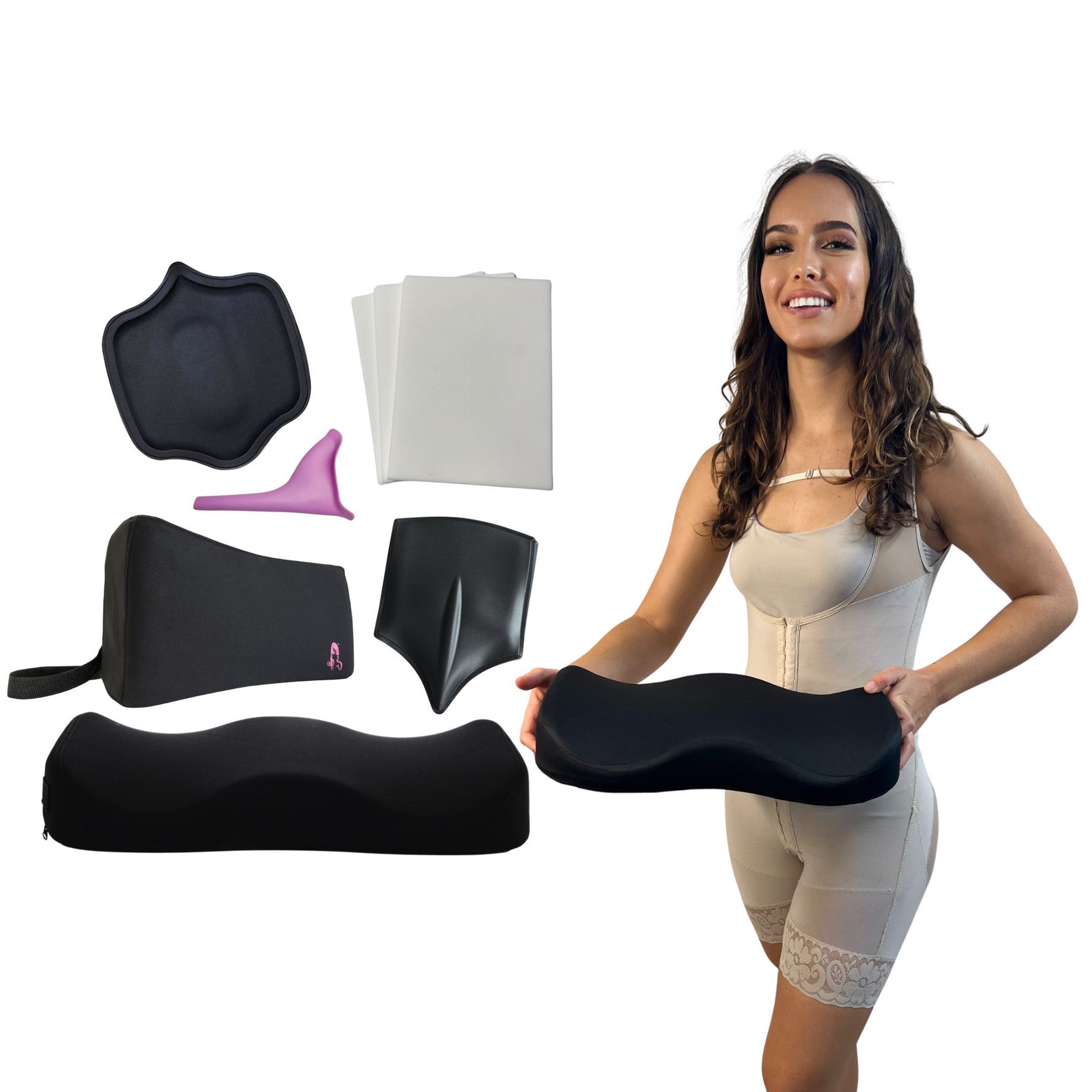 BBL Driving Pillow with Backrest kit - Bombshell Booty Pillow