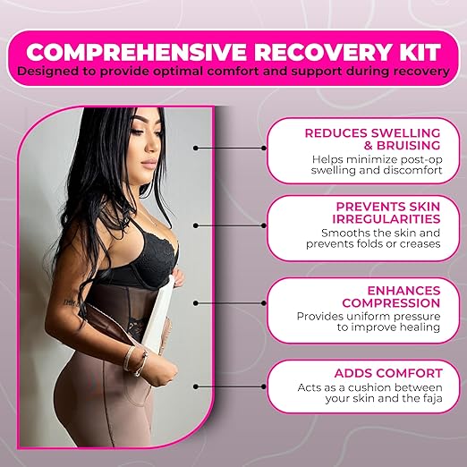 Lipo Foam Pads 3-Pack | Post-Surgery Compression Boards 8x11 inch - Bombshell Booty Pillow