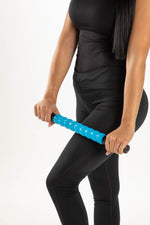 Blue Booty Cushion Pillow, Black Toilet Riser, Blue Massage Roller Package - Bombshell Booty Pillow