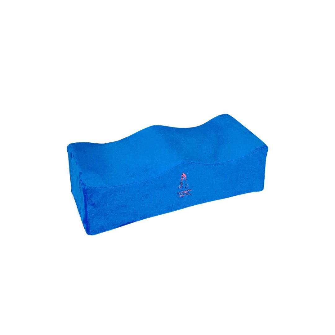 Blue Booty Cushion Pillow, Black Toilet Riser, Blue Massage Roller Package - Bombshell Booty Pillow
