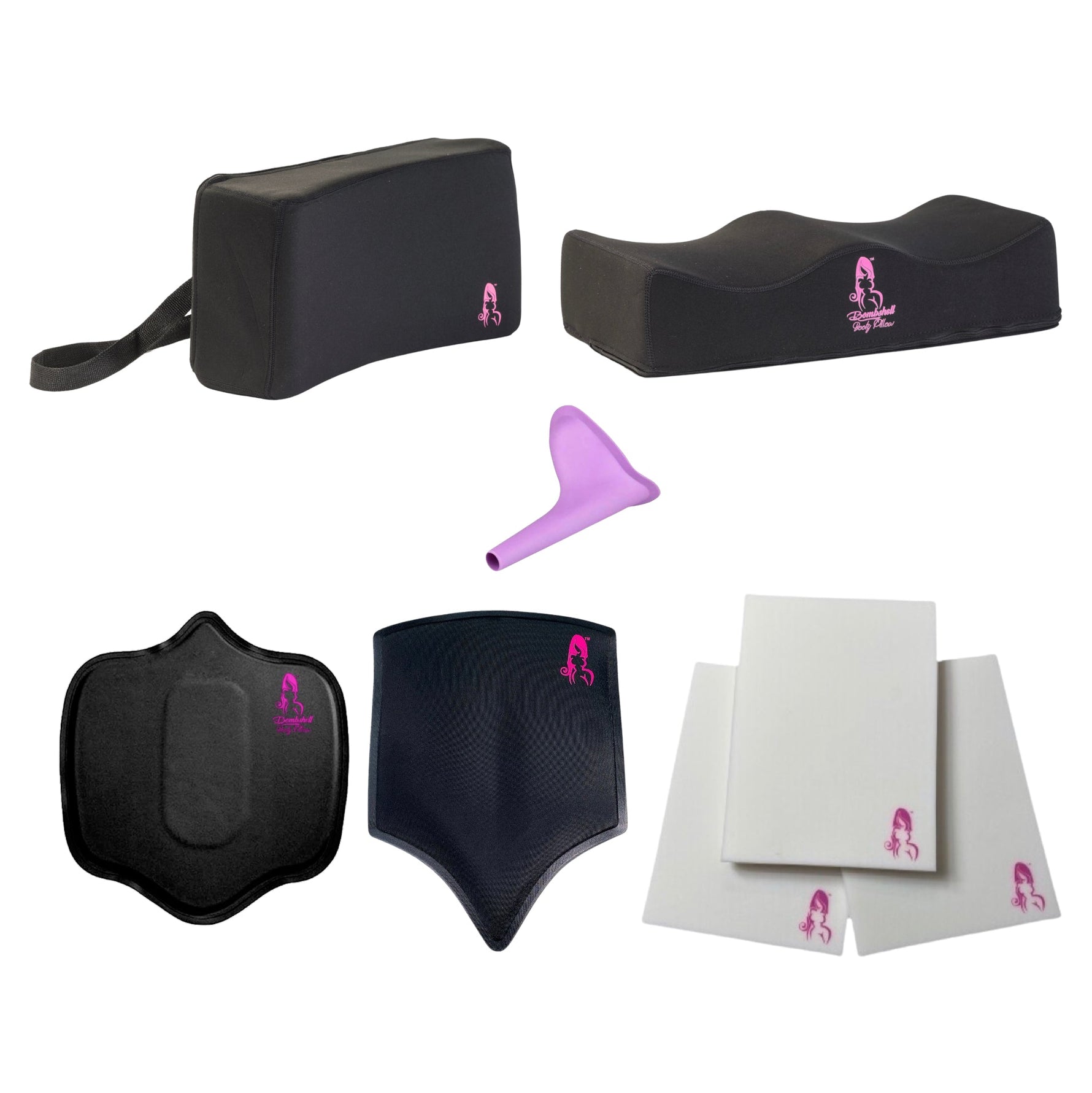 Brazilian Butt Lift Post Op Essentials Kit - With V3 Pillow and Backrest - Bombshell Booty Pillow