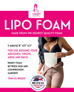 Lipo Foam 5 PACK Liposuction Tummy - tuck C - Section Post - Op Recovery - Bombshell Booty Pillow