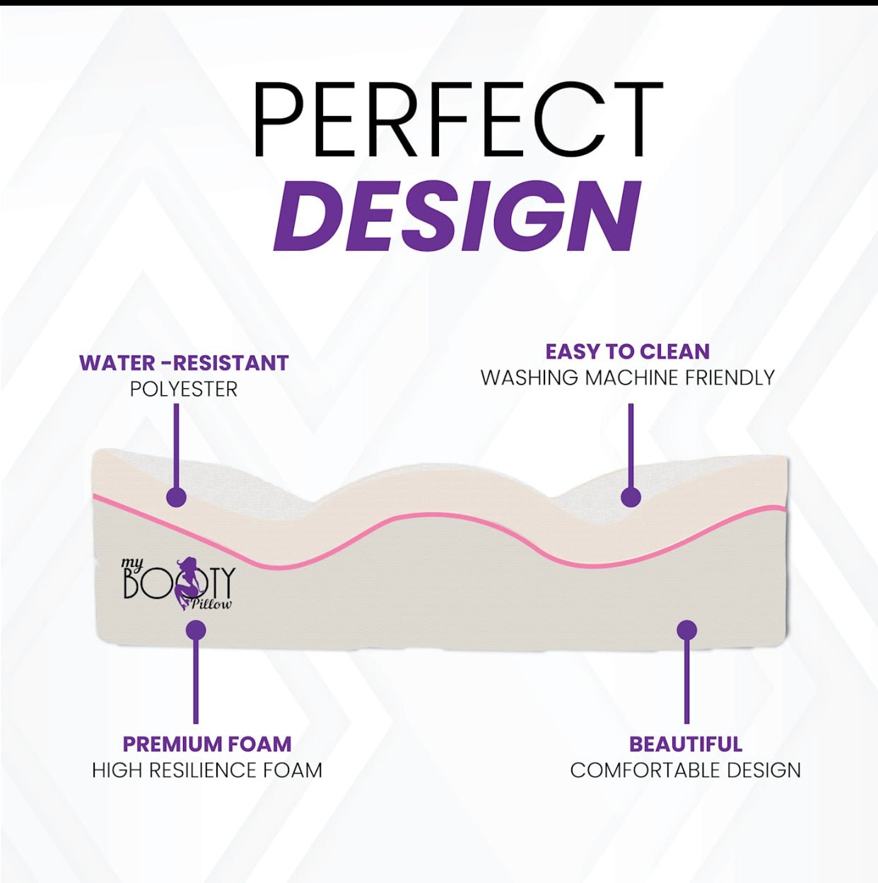 My Booty Pillow BBL Post - Op Pillow Recovery Package, A11 Brazilian Butt Lift Booty Products - Bombshell Booty Pillow