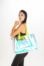 Neon green BBL pillow with tote bag and urinal - Bombshell Booty Pillow