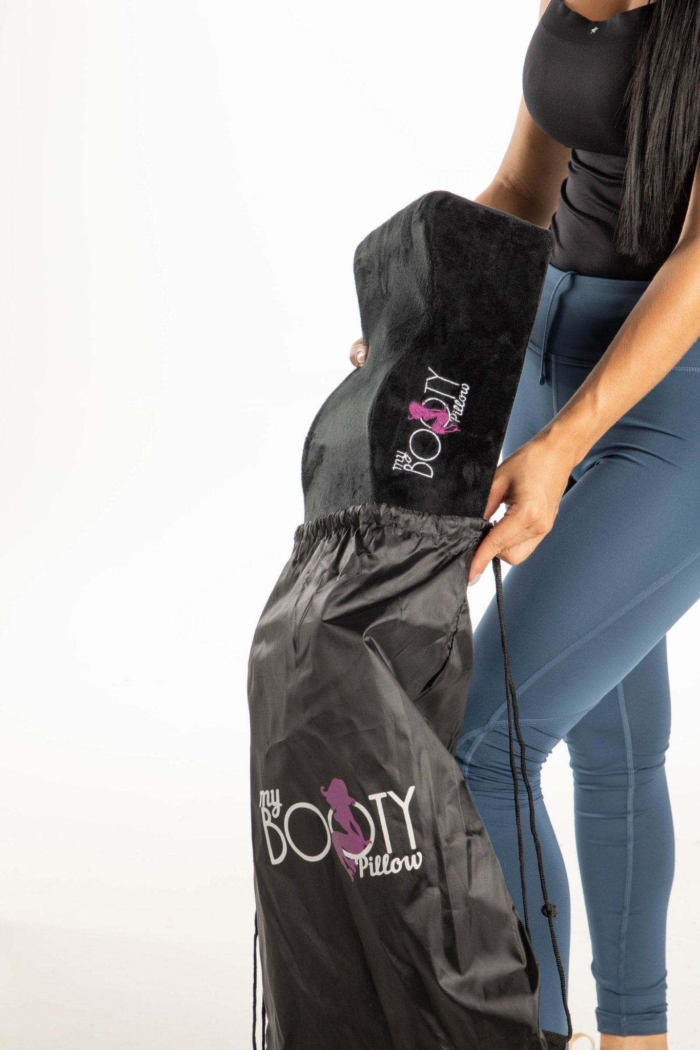 The perfect pillow My Booty Cushion Pillow, Black Toilet Riser - Bombshell Booty Pillow