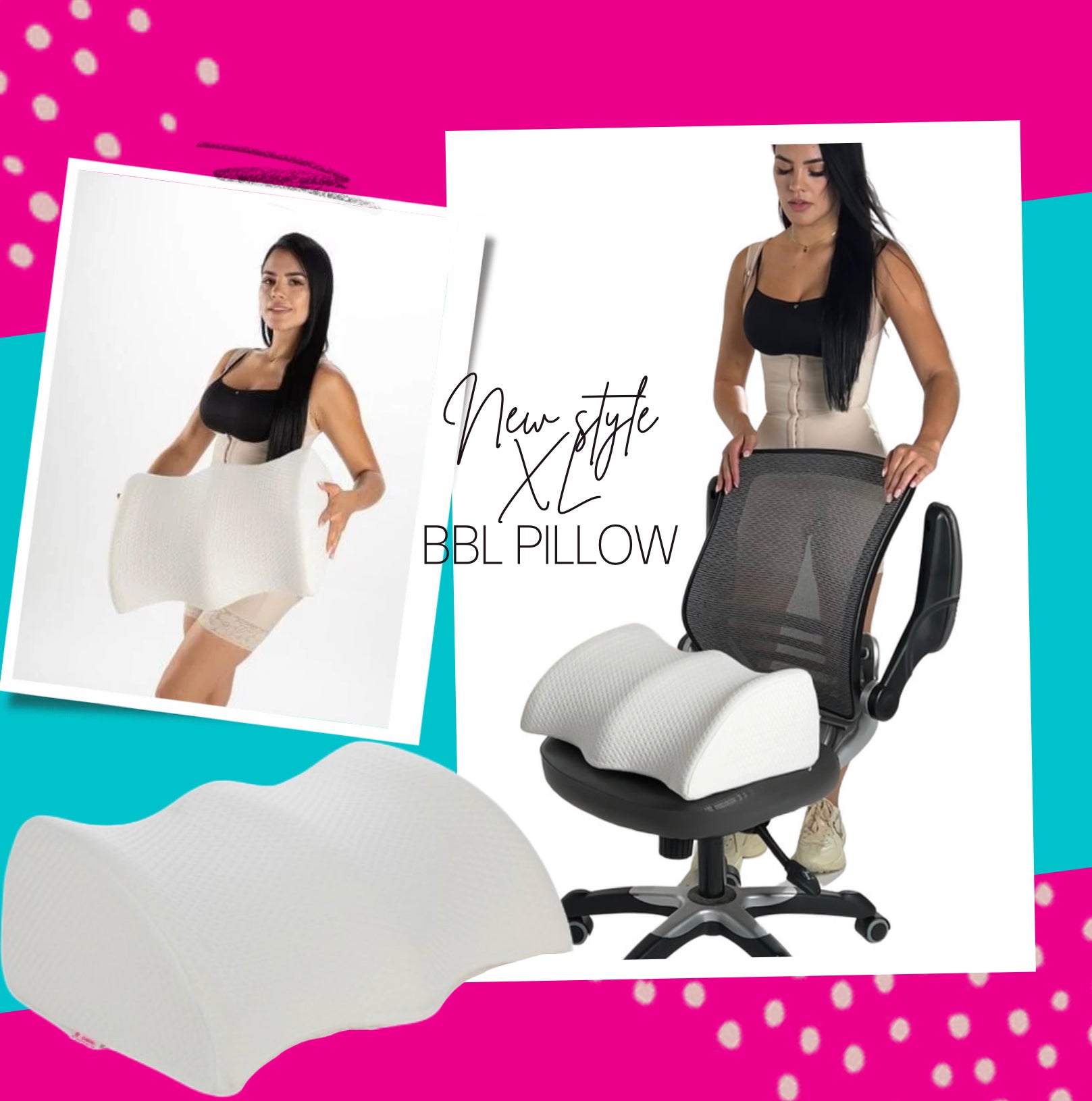 XXL Multipurpose pillow for Car, Driving, Riding, Sitting - Bombshell Booty Pillow